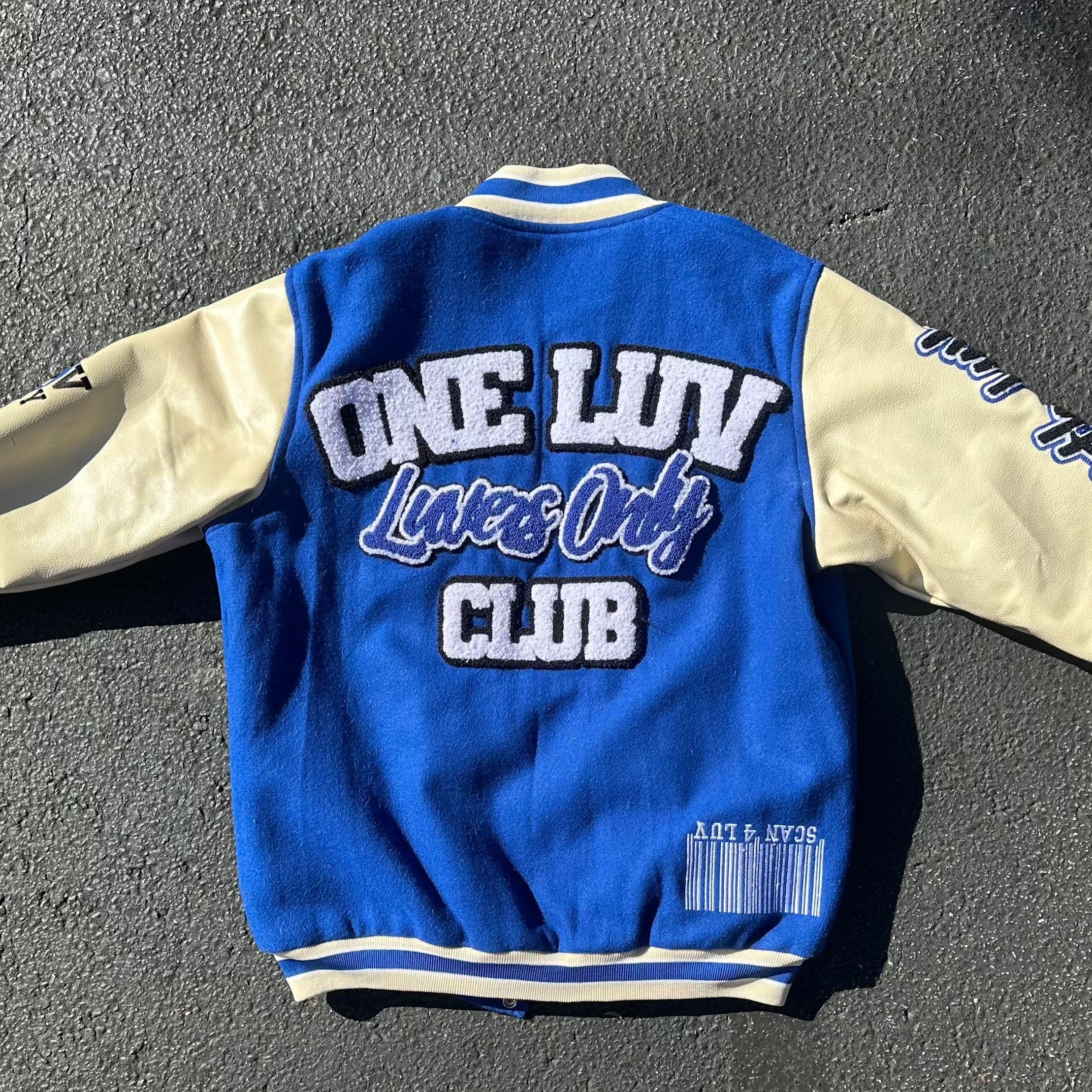 1Luv " Nipsey Blue" LOC Varsity Jacket