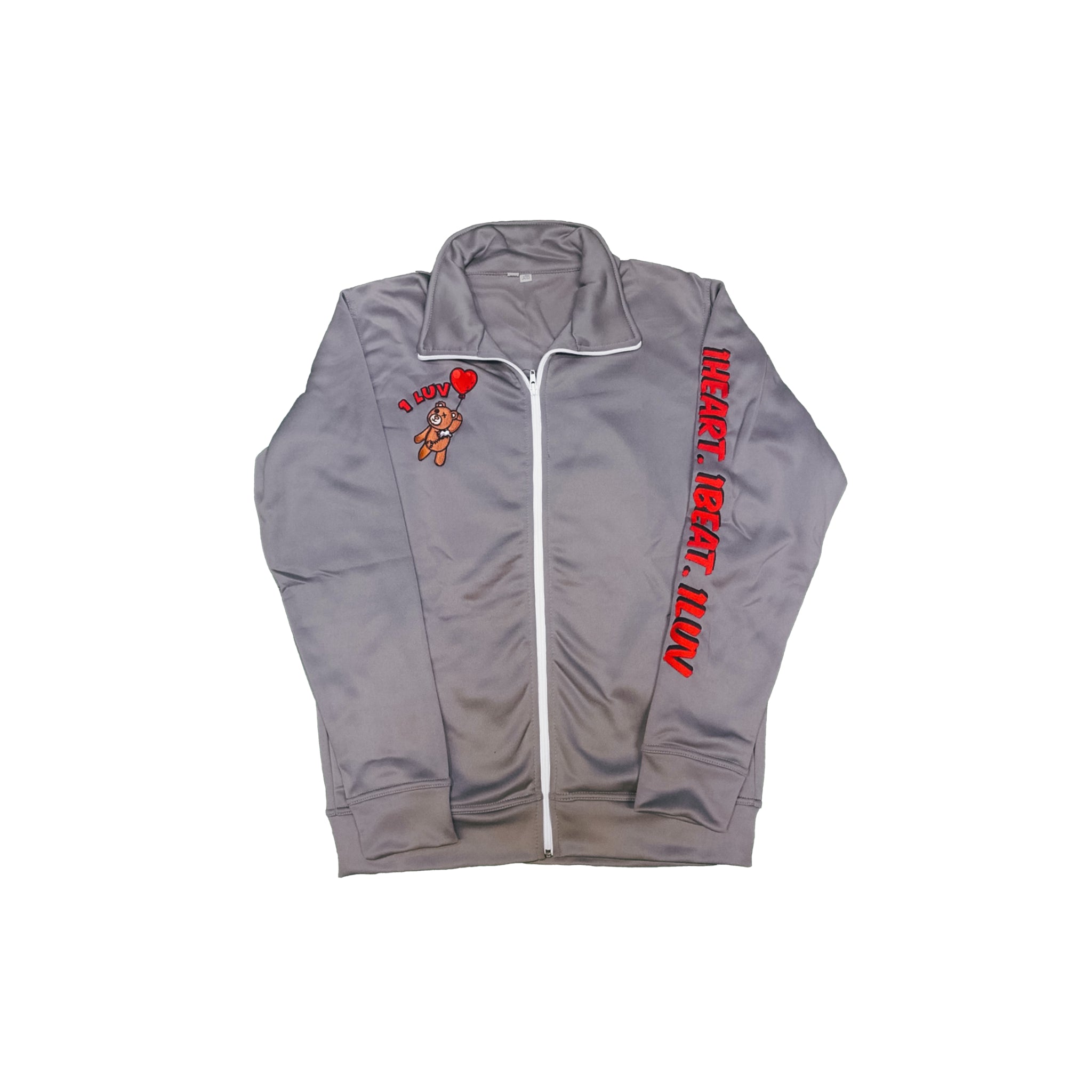 1Luv "Stealth Gray" Tracksuit Top (No Hood)