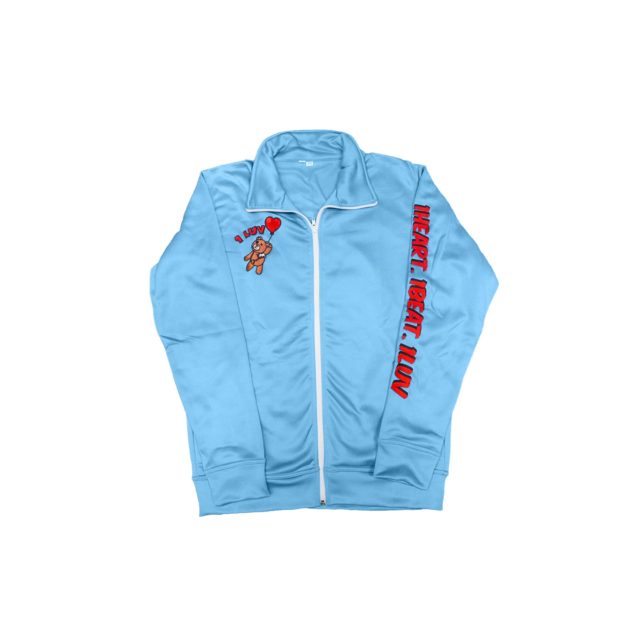 1Luv "Baby Blue" Tracksuit Top (No Hood)