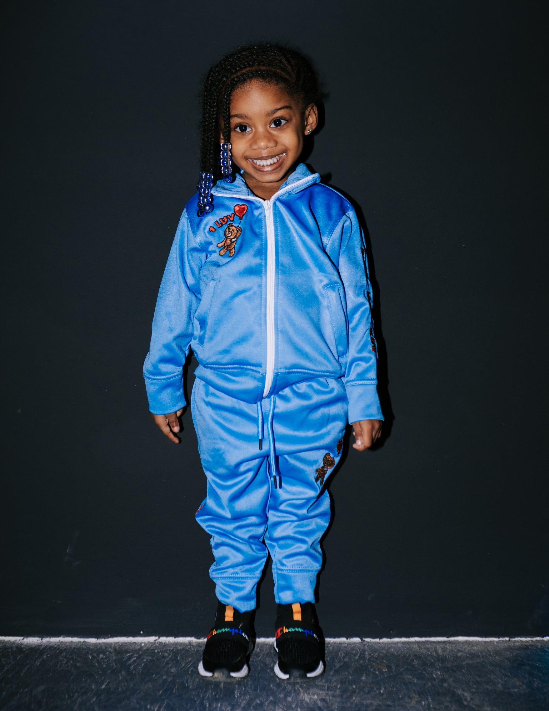 1Luv “Baby Blue” Track Suit (Kids)