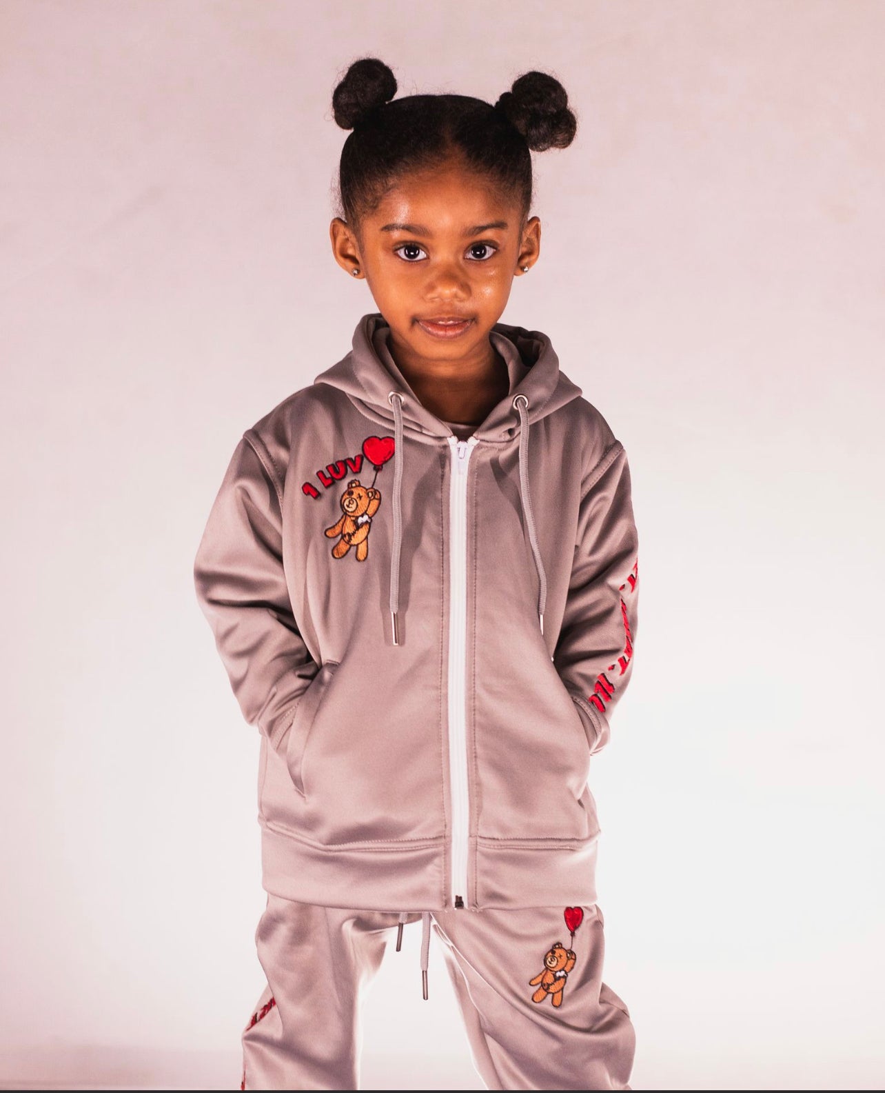 1Luv “Stealth Gray” Sweat Suit (Kids)