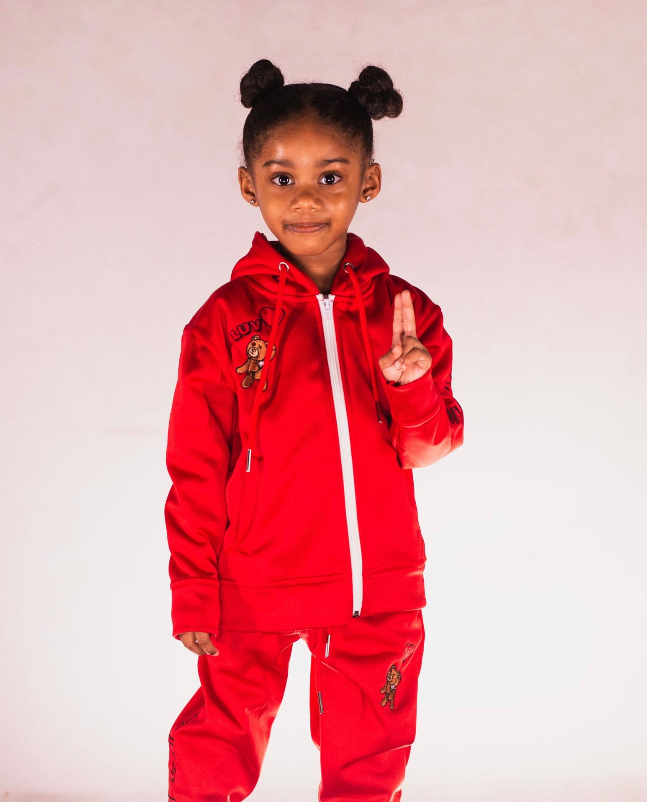 1Luv “Red” Sweat Suit (Kids)